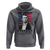 Never Surrender Freedom Hoodie Patriotic Charlie Kirk Tribute American Flag - Wonder Print Shop