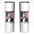 Never Surrender Freedom Skinny Tumbler Patriotic Charlie Kirk Tribute American Flag - Wonder Print Shop