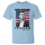 Never Surrender Freedom T Shirt Patriotic Charlie Kirk Tribute American Flag - Wonder Print Shop