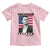 Never Surrender Freedom Toddler T Shirt Patriotic Charlie Kirk Tribute American Flag - Wonder Print Shop