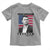 Never Surrender Freedom Toddler T Shirt Patriotic Charlie Kirk Tribute American Flag - Wonder Print Shop