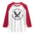 Christian Faith Patriotic Raglan Shirt Death Deliver The Believer To Jesus American Eagle Graphic - Wonder Print Shop