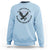 Christian Faith Patriotic Sweatshirt Death Deliver The Believer To Jesus American Eagle Graphic - Wonder Print Shop