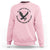 Christian Faith Patriotic Sweatshirt Death Deliver The Believer To Jesus American Eagle Graphic - Wonder Print Shop