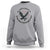 Christian Faith Patriotic Sweatshirt Death Deliver The Believer To Jesus American Eagle Graphic - Wonder Print Shop