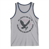 Christian Faith Patriotic Tank Top Death Deliver The Believer To Jesus American Eagle Graphic - Wonder Print Shop