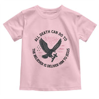 Christian Faith Patriotic Toddler T Shirt Death Deliver The Believer To Jesus American Eagle Graphic - Wonder Print Shop