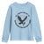 Christian Faith Patriotic Youth Sweatshirt Death Deliver The Believer To Jesus American Eagle Graphic - Wonder Print Shop