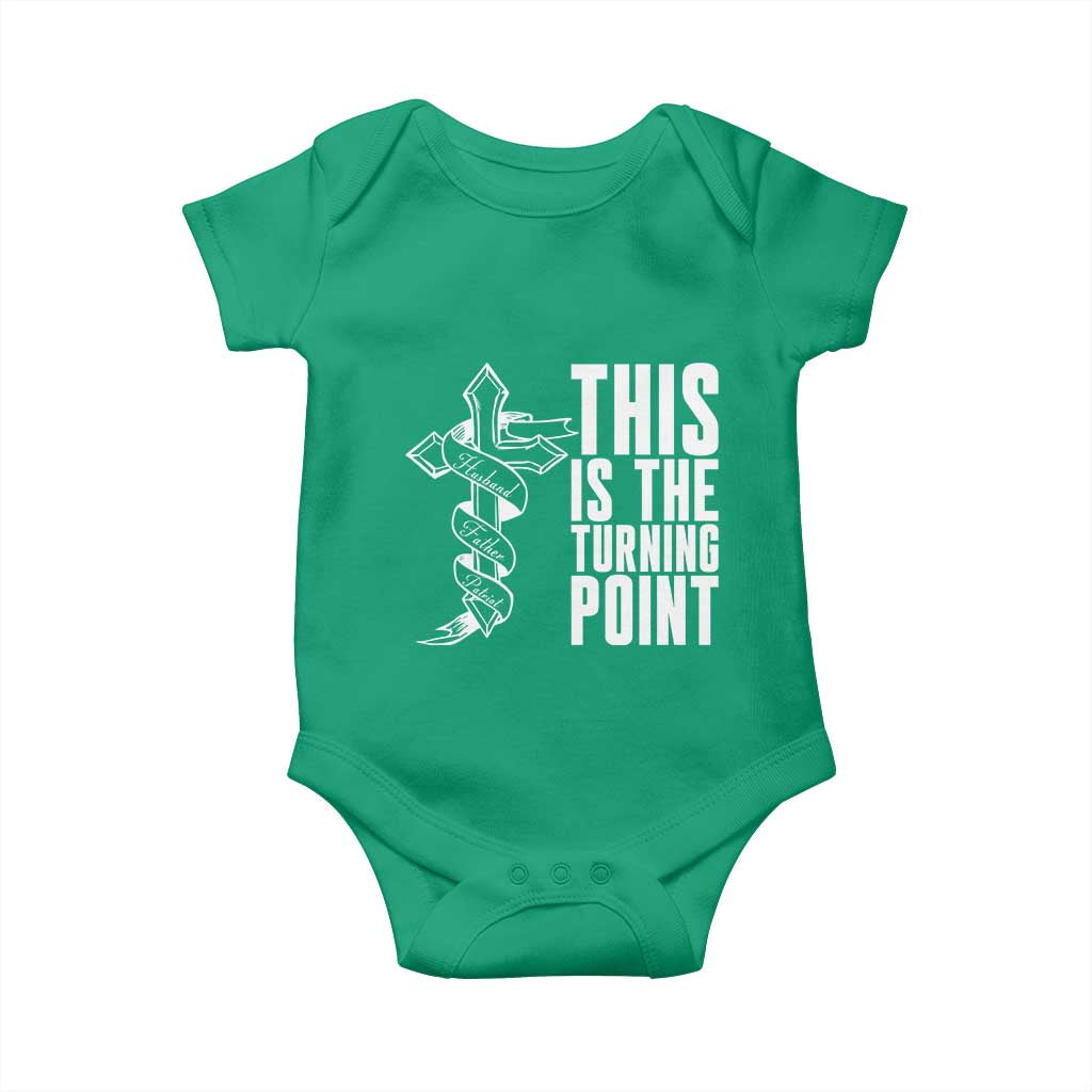 This is the Turning Point Baby Onesie Husband Father Patriot Charlie Kirk Tribute Christian Faith - Wonder Print Shop