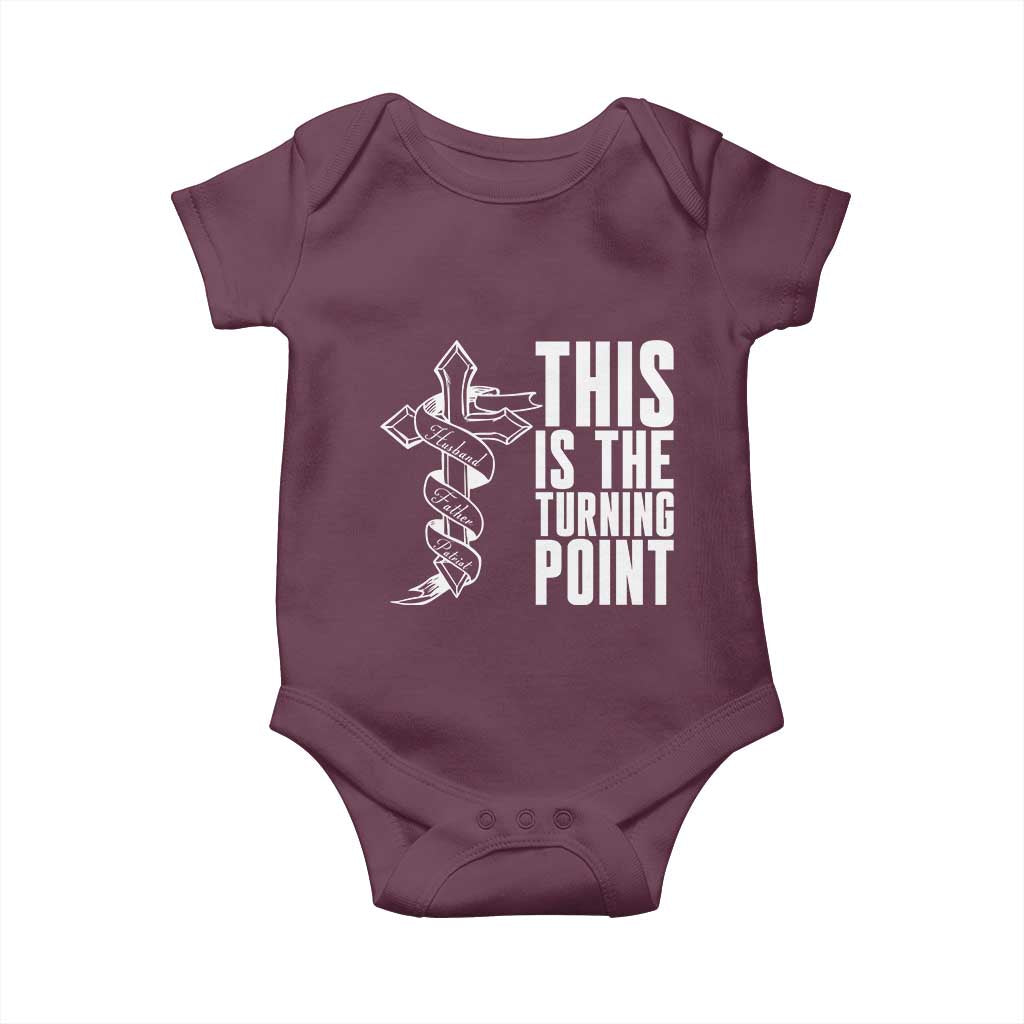This is the Turning Point Baby Onesie Husband Father Patriot Charlie Kirk Tribute Christian Faith - Wonder Print Shop