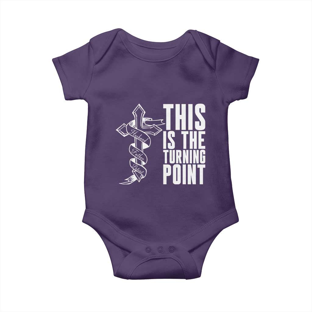 This is the Turning Point Baby Onesie Husband Father Patriot Charlie Kirk Tribute Christian Faith - Wonder Print Shop