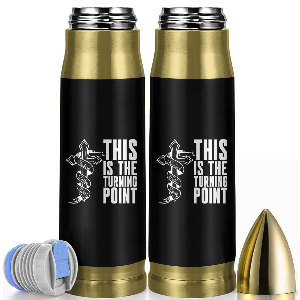 This is the Turning Point Bullet Tumbler Husband Father Patriot Charlie Kirk Tribute Christian Faith - Wonder Print Shop