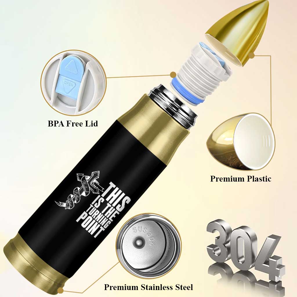 This is the Turning Point Bullet Tumbler Husband Father Patriot Charlie Kirk Tribute Christian Faith - Wonder Print Shop