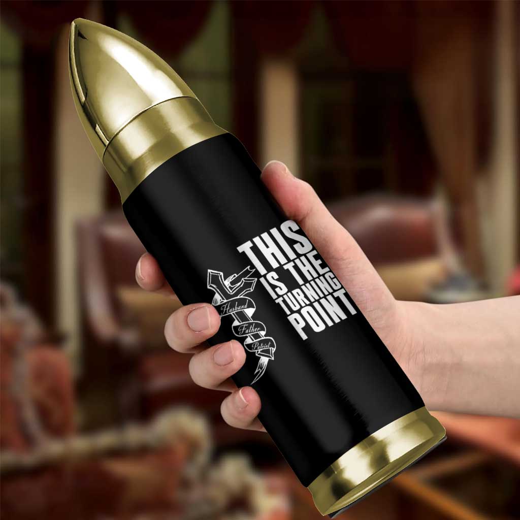 This is the Turning Point Bullet Tumbler Husband Father Patriot Charlie Kirk Tribute Christian Faith - Wonder Print Shop