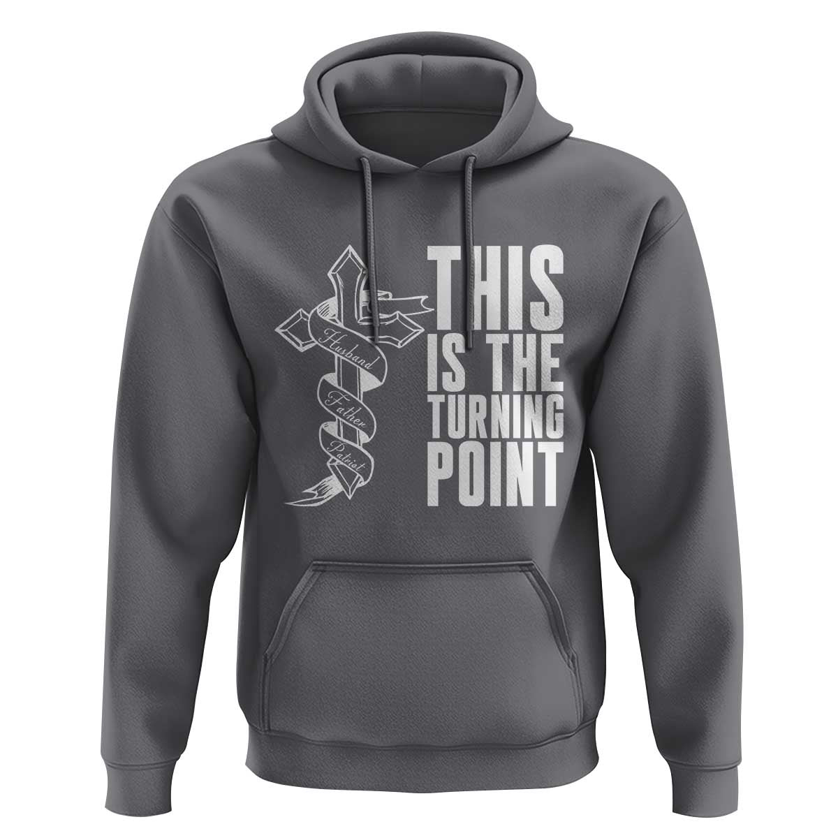 This is the Turning Point Hoodie Husband Father Patriot Charlie Kirk Tribute Christian Faith - Wonder Print Shop