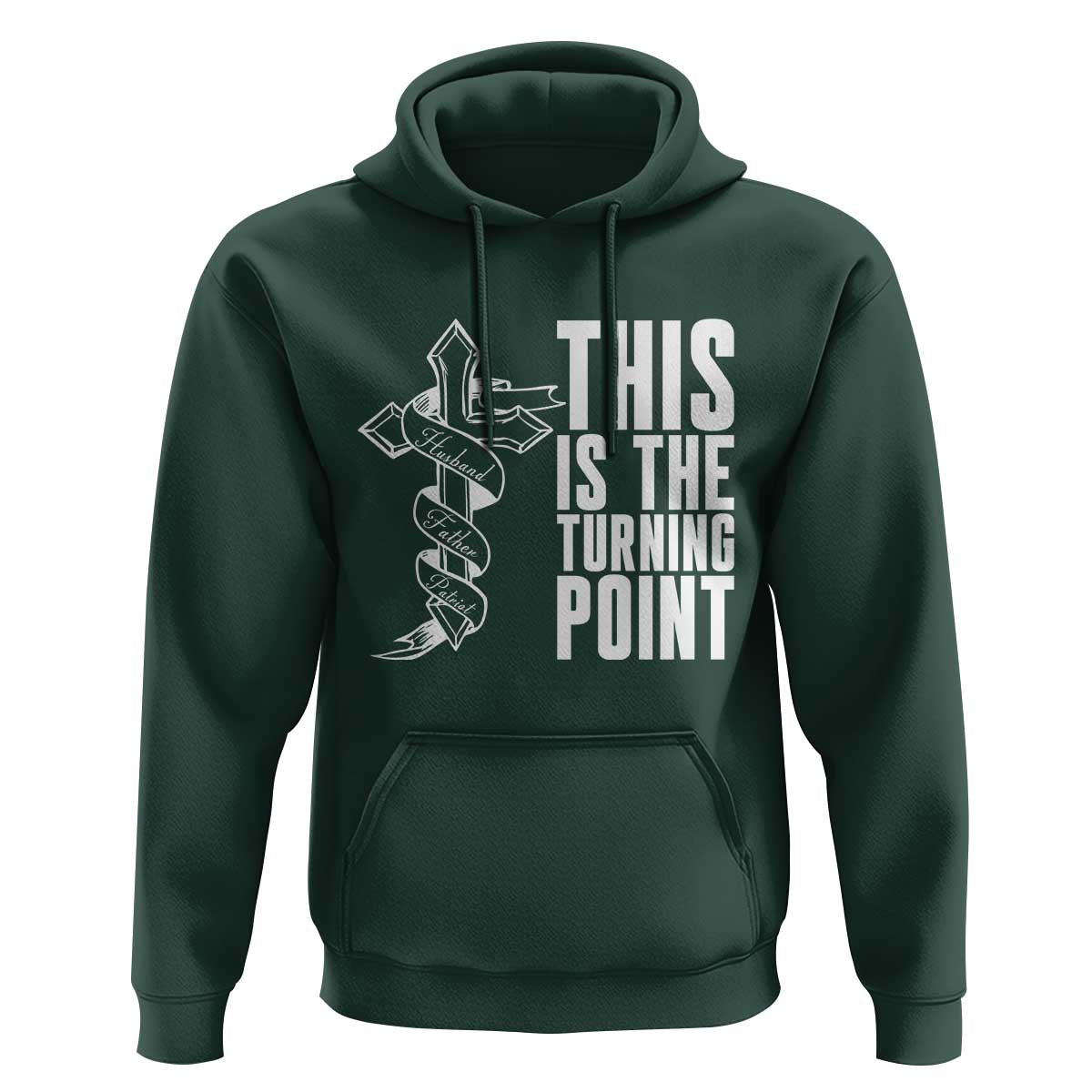 This is the Turning Point Hoodie Husband Father Patriot Charlie Kirk Tribute Christian Faith - Wonder Print Shop