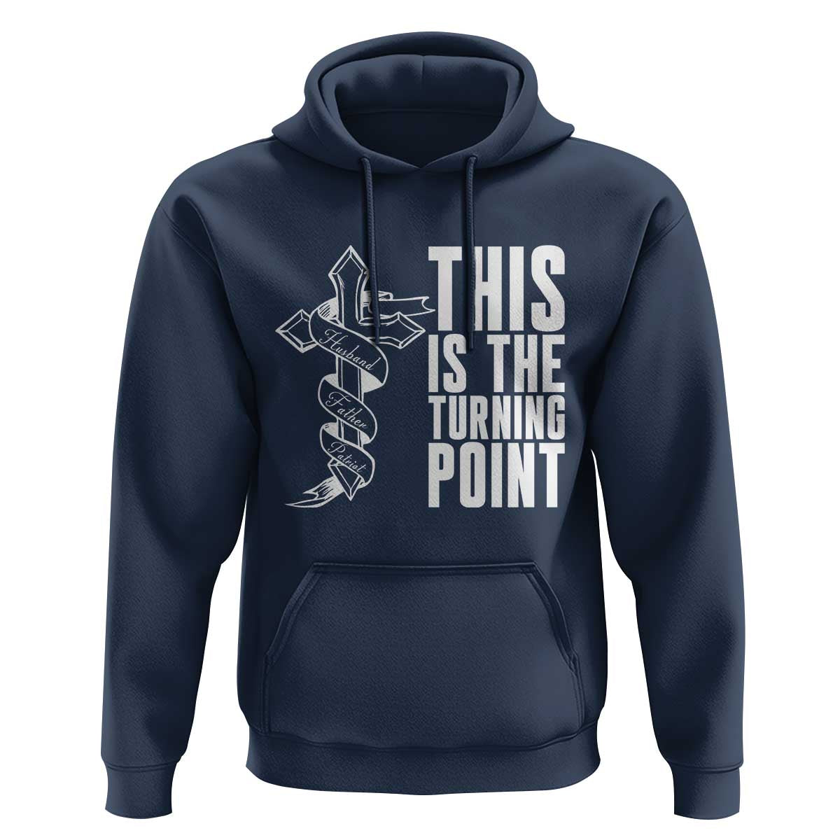 This is the Turning Point Hoodie Husband Father Patriot Charlie Kirk Tribute Christian Faith - Wonder Print Shop