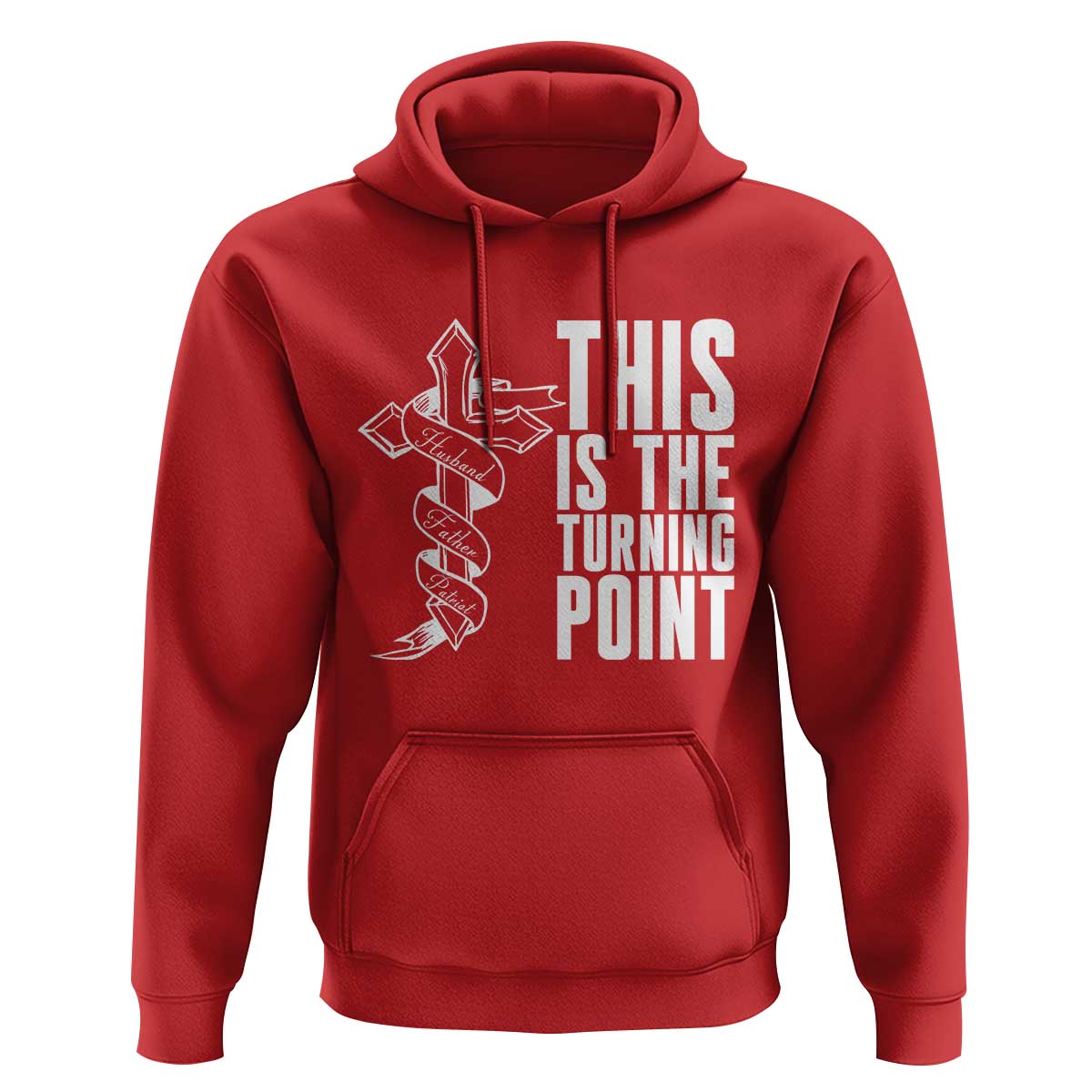 This is the Turning Point Hoodie Husband Father Patriot Charlie Kirk Tribute Christian Faith - Wonder Print Shop