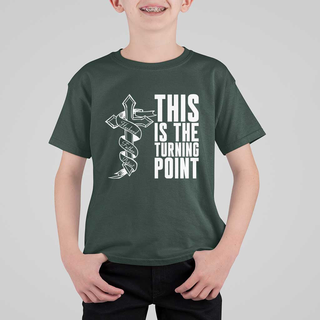 This is the Turning Point T Shirt For Kid Husband Father Patriot Charlie Kirk Tribute Christian Faith - Wonder Print Shop