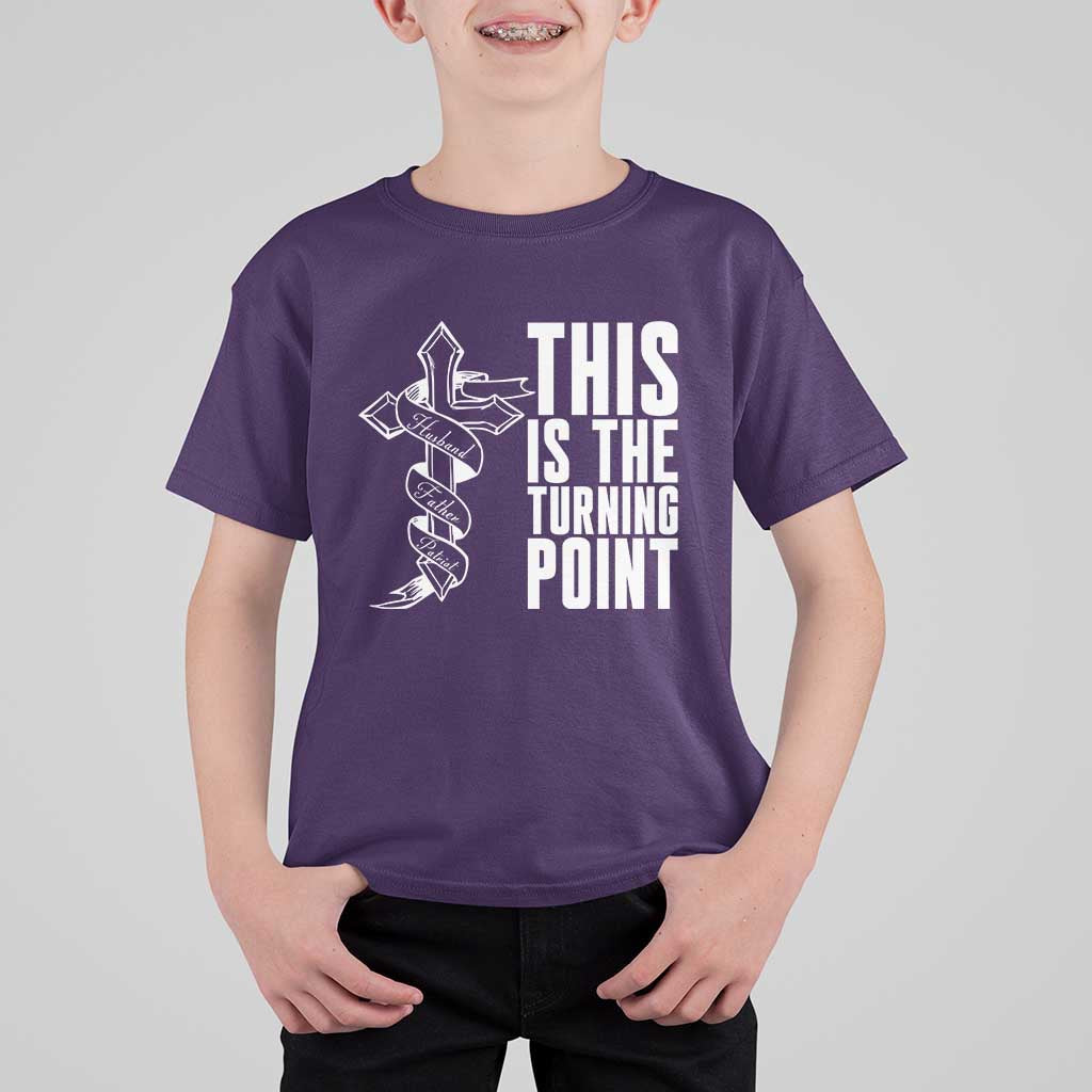 This is the Turning Point T Shirt For Kid Husband Father Patriot Charlie Kirk Tribute Christian Faith - Wonder Print Shop