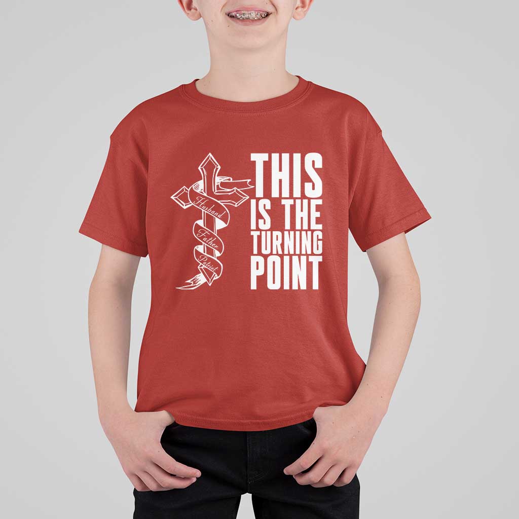This is the Turning Point T Shirt For Kid Husband Father Patriot Charlie Kirk Tribute Christian Faith - Wonder Print Shop