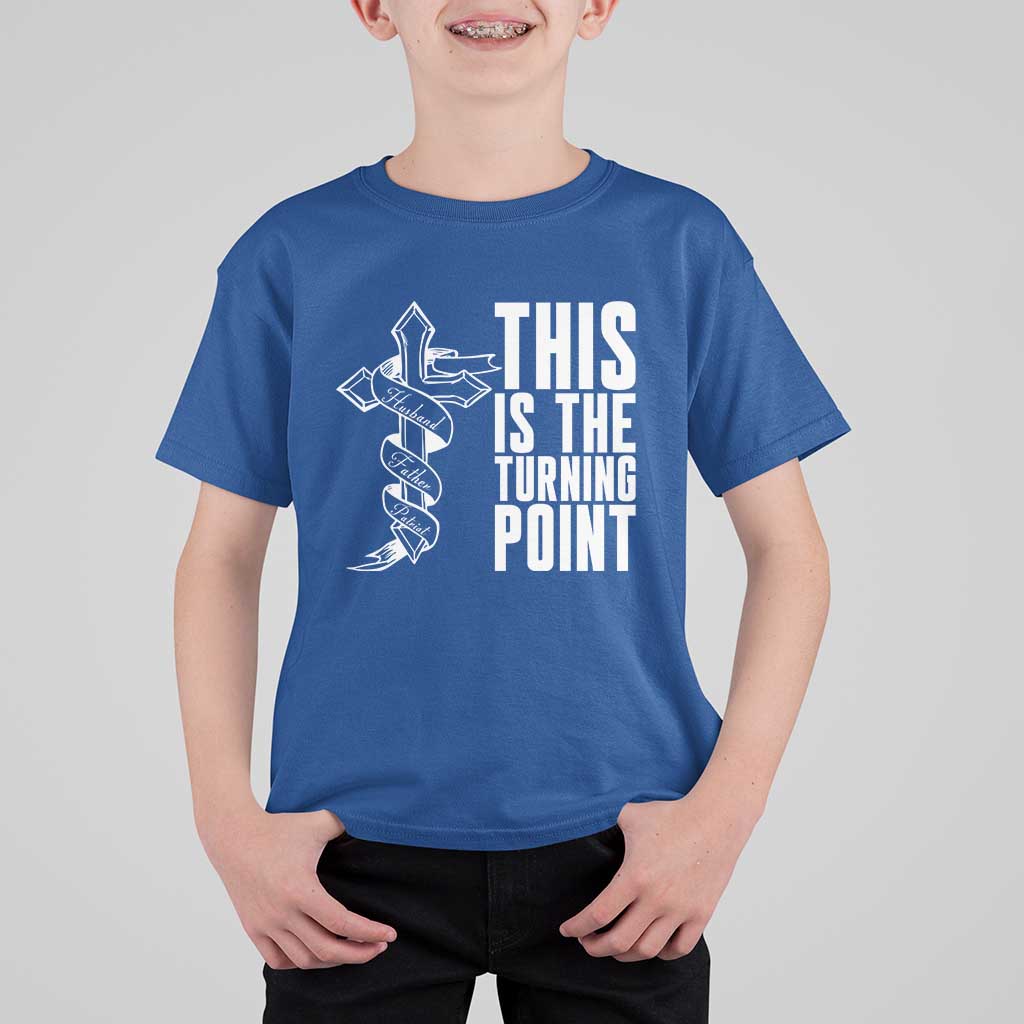 This is the Turning Point T Shirt For Kid Husband Father Patriot Charlie Kirk Tribute Christian Faith - Wonder Print Shop