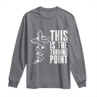 This is the Turning Point Long Sleeve Shirt Husband Father Patriot Charlie Kirk Tribute Christian Faith - Wonder Print Shop
