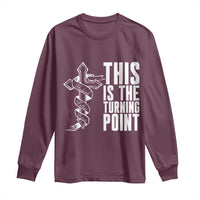 This is the Turning Point Long Sleeve Shirt Husband Father Patriot Charlie Kirk Tribute Christian Faith - Wonder Print Shop