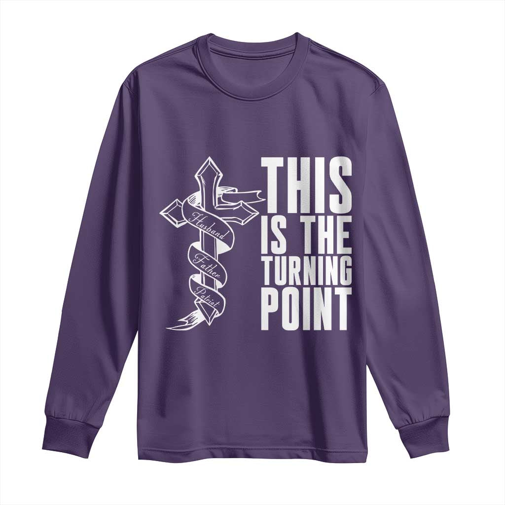 This is the Turning Point Long Sleeve Shirt Husband Father Patriot Charlie Kirk Tribute Christian Faith - Wonder Print Shop