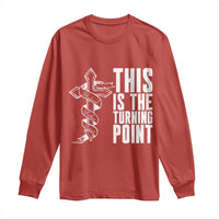 This is the Turning Point Long Sleeve Shirt Husband Father Patriot Charlie Kirk Tribute Christian Faith - Wonder Print Shop