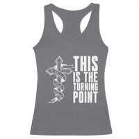 This is the Turning Point Racerback Tank Top Husband Father Patriot Charlie Kirk Tribute Christian Faith - Wonder Print Shop