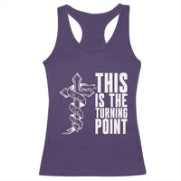 This is the Turning Point Racerback Tank Top Husband Father Patriot Charlie Kirk Tribute Christian Faith - Wonder Print Shop