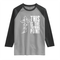 This is the Turning Point Raglan Shirt Husband Father Patriot Charlie Kirk Tribute Christian Faith - Wonder Print Shop