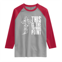This is the Turning Point Raglan Shirt Husband Father Patriot Charlie Kirk Tribute Christian Faith - Wonder Print Shop