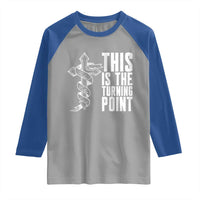 This is the Turning Point Raglan Shirt Husband Father Patriot Charlie Kirk Tribute Christian Faith - Wonder Print Shop