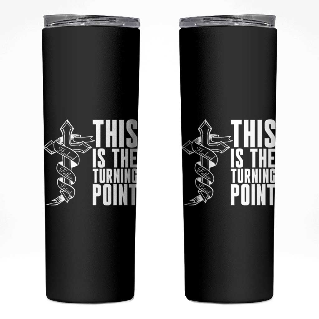 This is the Turning Point Skinny Tumbler Husband Father Patriot Charlie Kirk Tribute Christian Faith - Wonder Print Shop