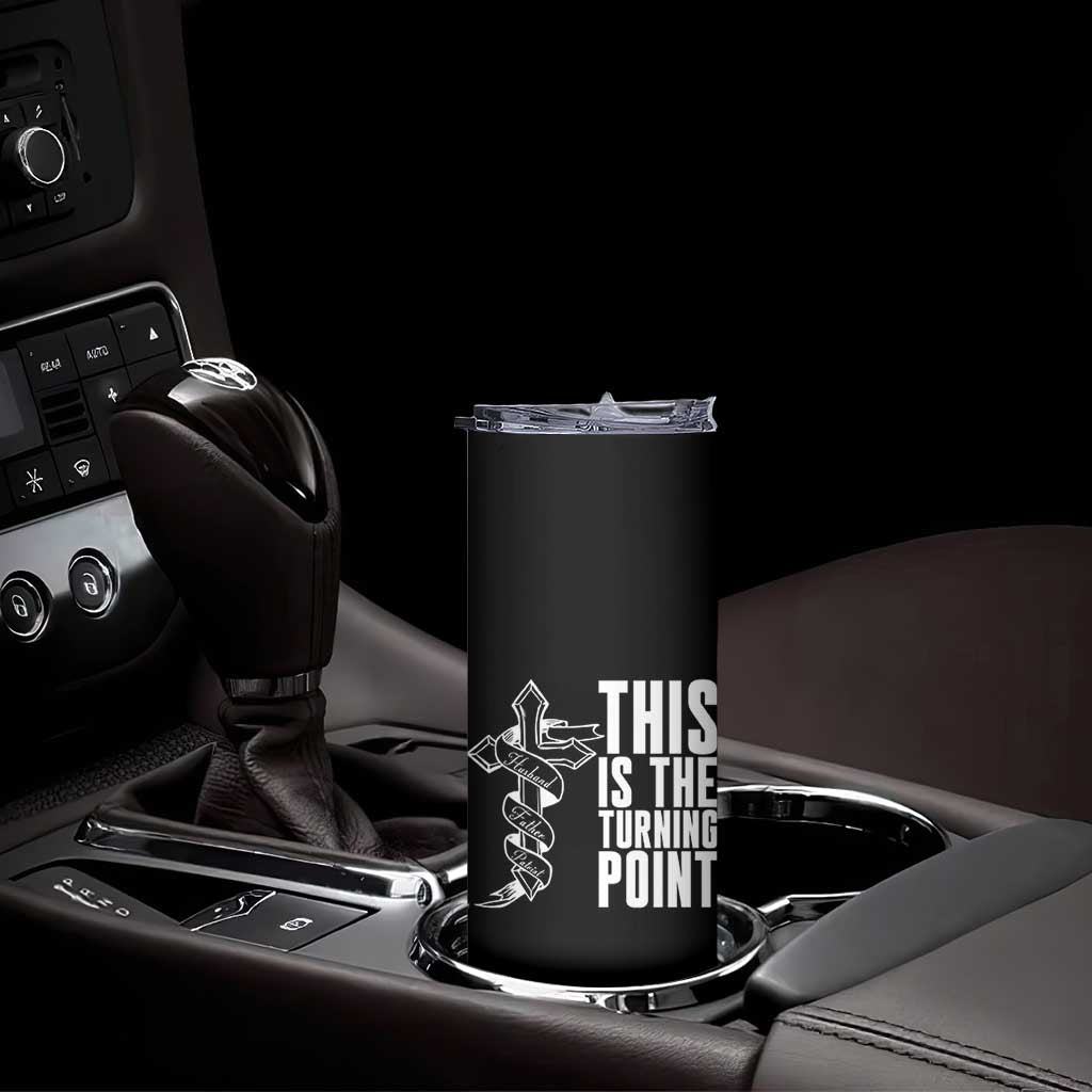 This is the Turning Point Skinny Tumbler Husband Father Patriot Charlie Kirk Tribute Christian Faith - Wonder Print Shop