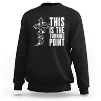 This is the Turning Point Sweatshirt Husband Father Patriot Charlie Kirk Tribute Christian Faith - Wonder Print Shop