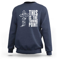 This is the Turning Point Sweatshirt Husband Father Patriot Charlie Kirk Tribute Christian Faith - Wonder Print Shop