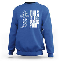 This is the Turning Point Sweatshirt Husband Father Patriot Charlie Kirk Tribute Christian Faith - Wonder Print Shop