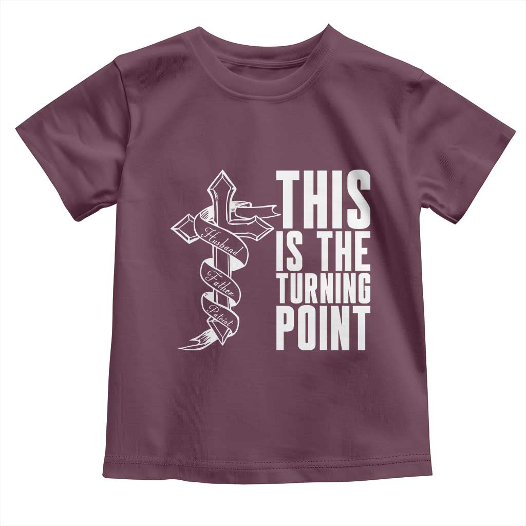 This is the Turning Point Toddler T Shirt Husband Father Patriot Charlie Kirk Tribute Christian Faith - Wonder Print Shop