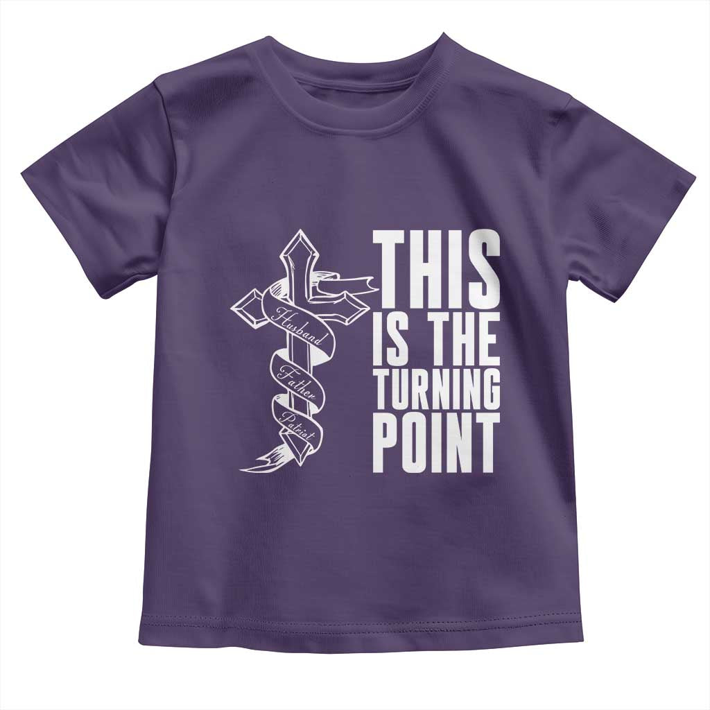 This is the Turning Point Toddler T Shirt Husband Father Patriot Charlie Kirk Tribute Christian Faith - Wonder Print Shop