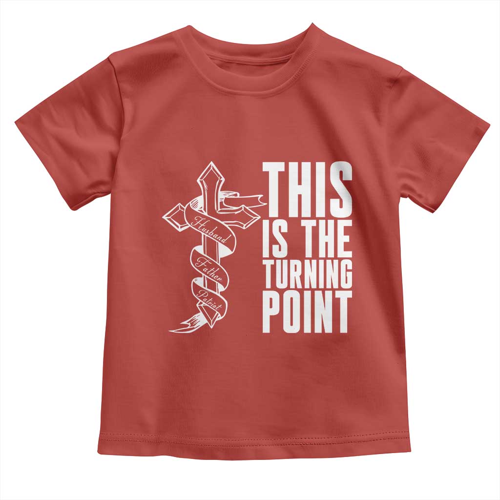 This is the Turning Point Toddler T Shirt Husband Father Patriot Charlie Kirk Tribute Christian Faith - Wonder Print Shop
