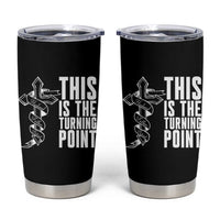 This is the Turning Point Tumbler Cup Husband Father Patriot Charlie Kirk Tribute Christian Faith - Wonder Print Shop