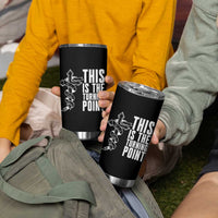 This is the Turning Point Tumbler Cup Husband Father Patriot Charlie Kirk Tribute Christian Faith - Wonder Print Shop