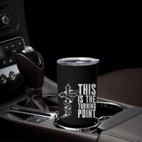 This is the Turning Point Tumbler Cup Husband Father Patriot Charlie Kirk Tribute Christian Faith - Wonder Print Shop
