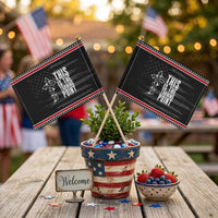 This is the Turning Point Patriotic Handheld Flag Husband Father Patriot Charlie Kirk Tribute Christian Faith