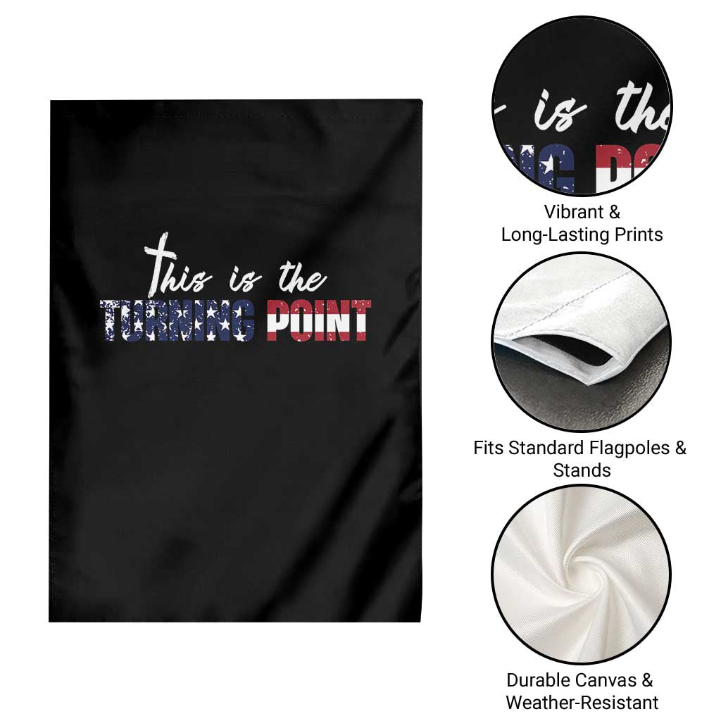This is The Turning Point Garden Flag Patriotic American Flag Graphic - Wonder Print Shop