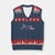 This is The Turning Point V-Neck Knit Sweater Vest Patriotic American Flag Graphic - Wonder Print Shop