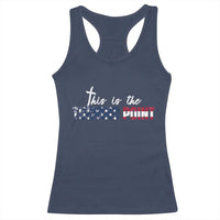 This is The Turning Point Racerback Tank Top Patriotic American Flag Graphic - Wonder Print Shop